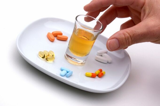 alkol ve antibiyotik almak
